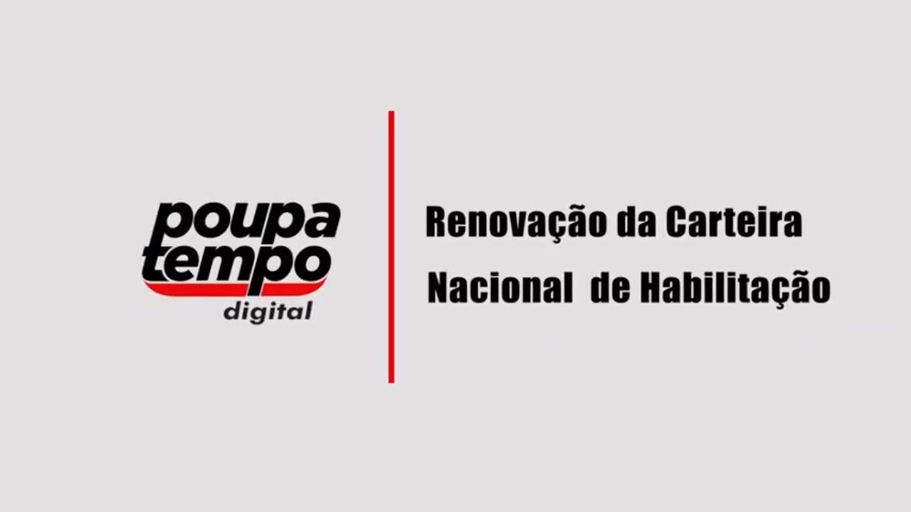 Poupa Tempo Renovação da CNH